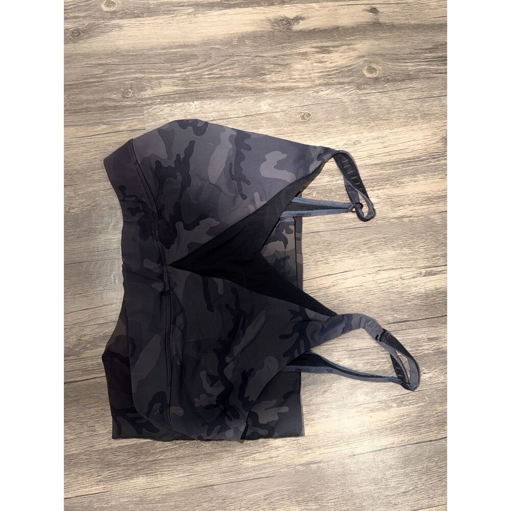 Zyia Forest Camo Luxe Capri Leggings Matching Bra XL Workout Athleisure Set - Picture 3 of 3